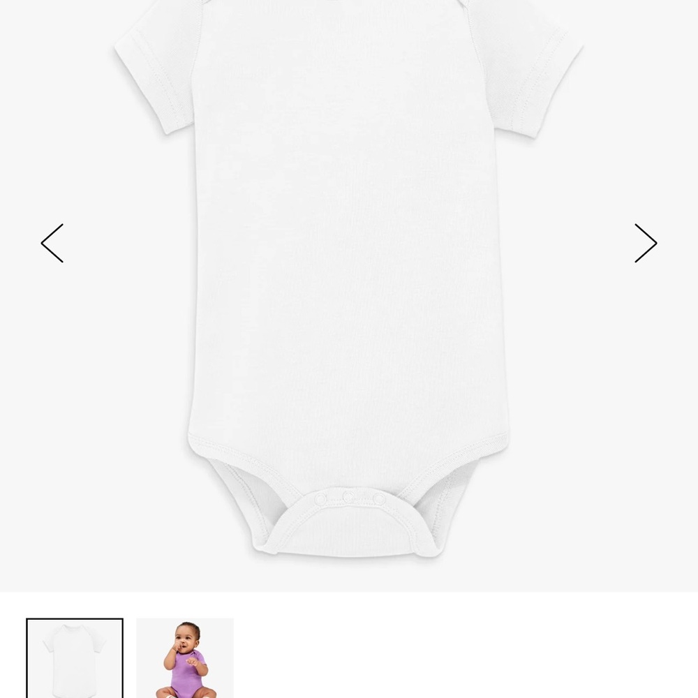 New baby body suits size 6 months